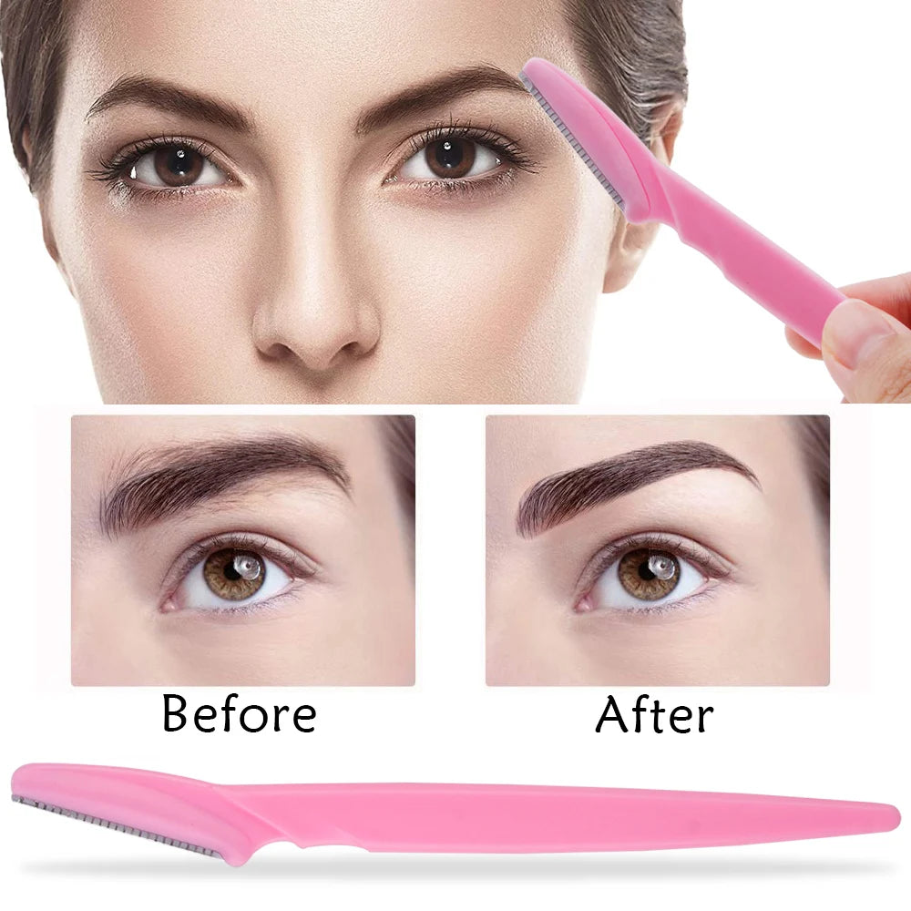 Brow shaping razor